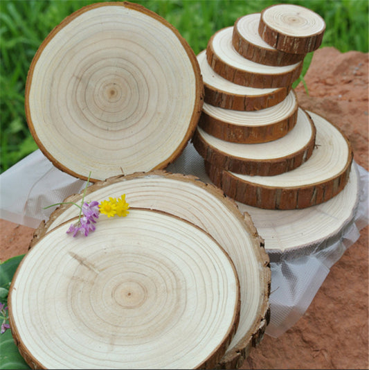 Natural Wood Slices - DIY Craft Decorative Rounds