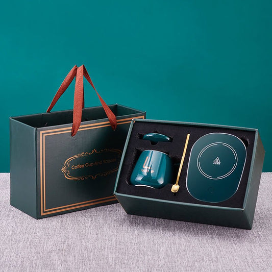 Smart Cup Warmer - Desktop Thermostatic Heating Pad - DeMann Co