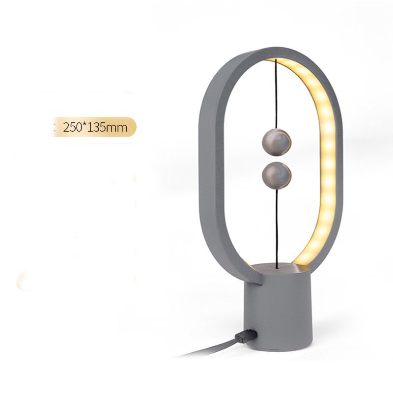 Magnetic Levitating Light Lamp - Modern Floating LED Desk Lamp - DeMann Co
